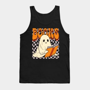 Book Reading Ghost T-Shirt Tank Top